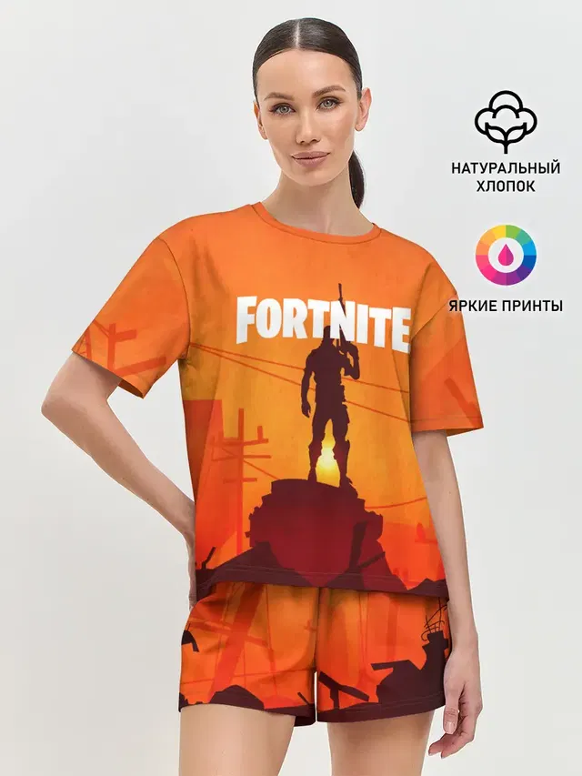 Женская пижама с шортами