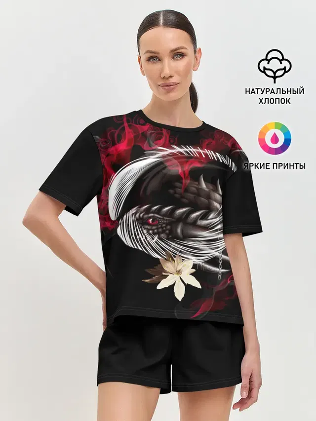 Женская пижама с шортами