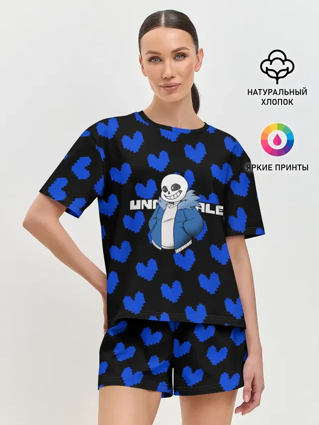 Женская пижама с шортами