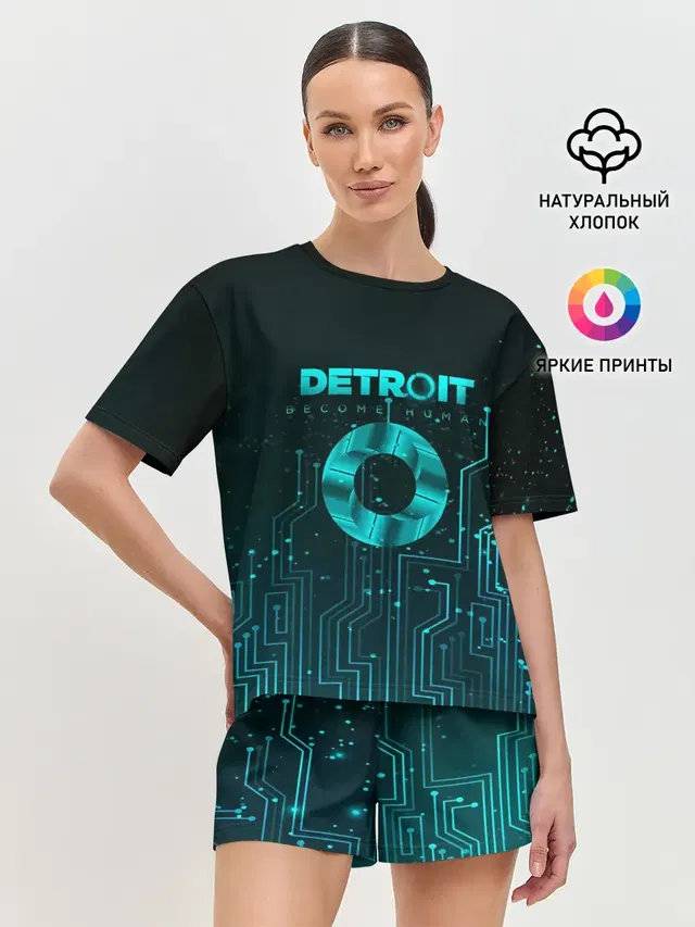 Женская пижама с шортами