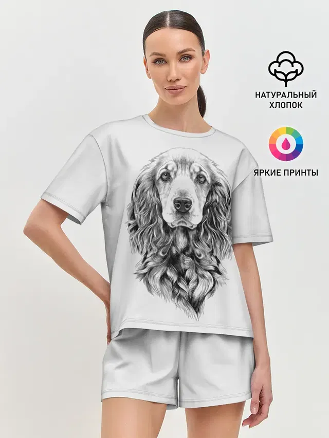 Женская пижама с шортами