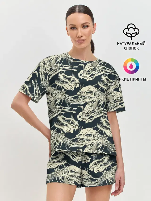 Женская пижама с шортами