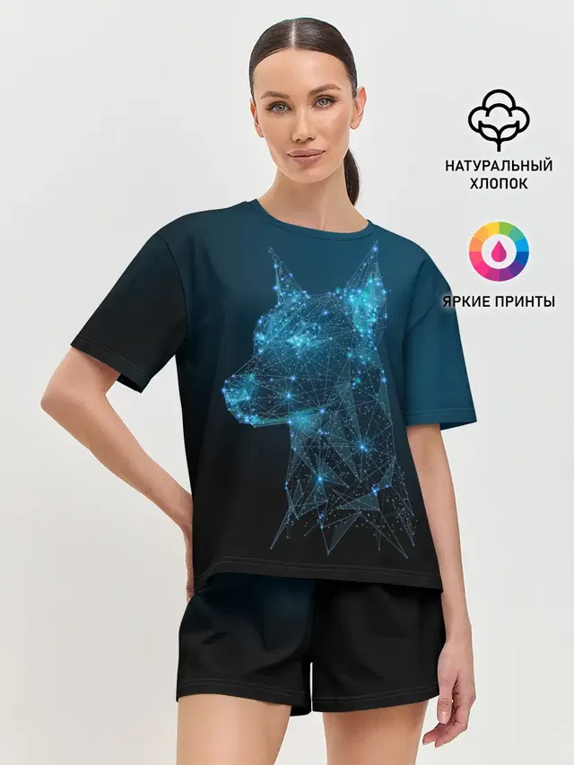 Женская пижама с шортами