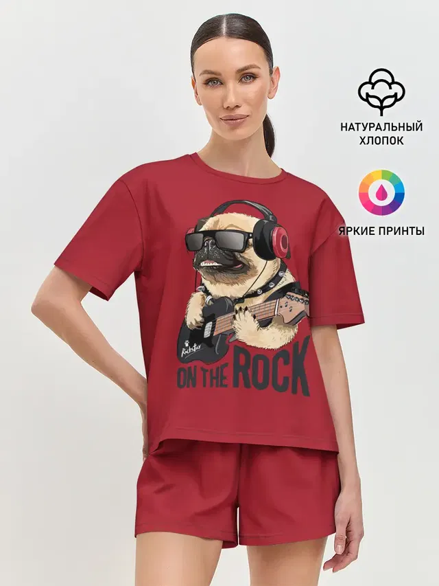Женская пижама с шортами