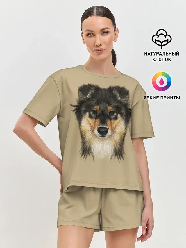 Женская пижама с шортами
