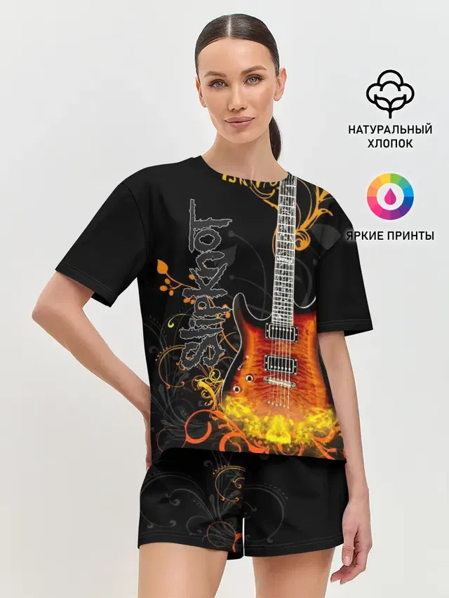 Женская пижама с шортами