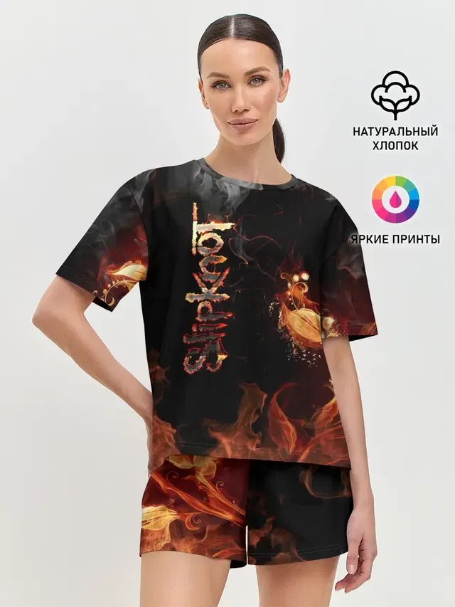Женская пижама с шортами