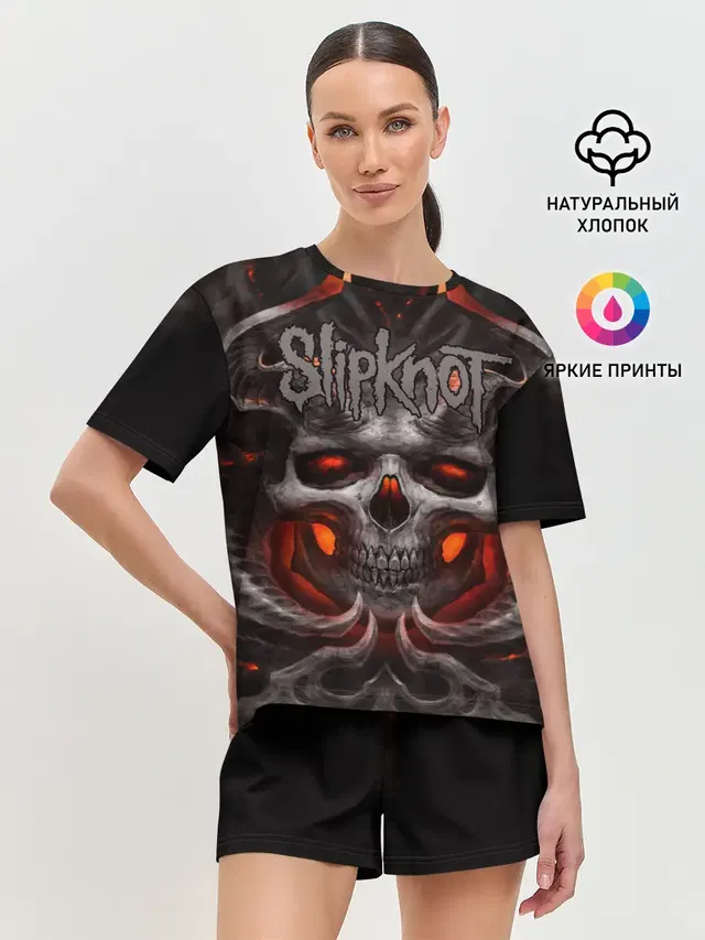 Женская пижама с шортами