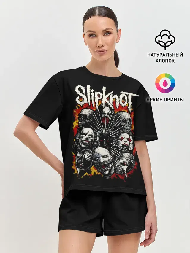 Женская пижама с шортами