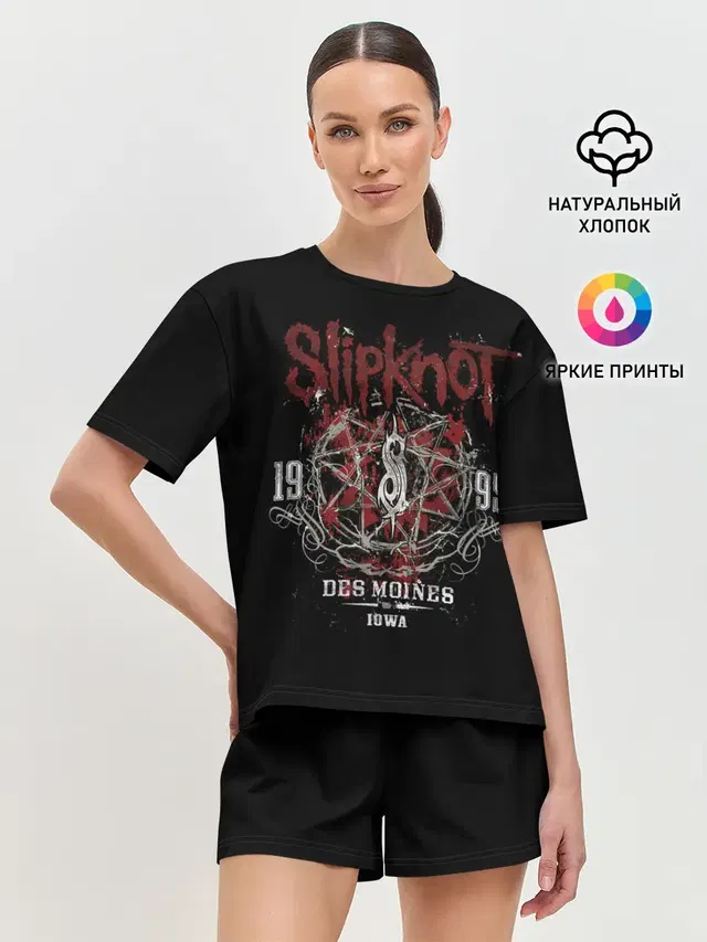 Женская пижама с шортами