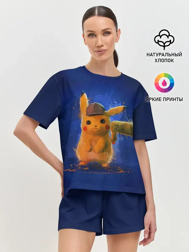Женская пижама с шортами