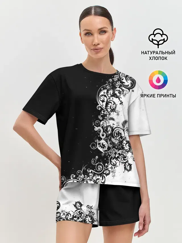 Женская пижама с шортами