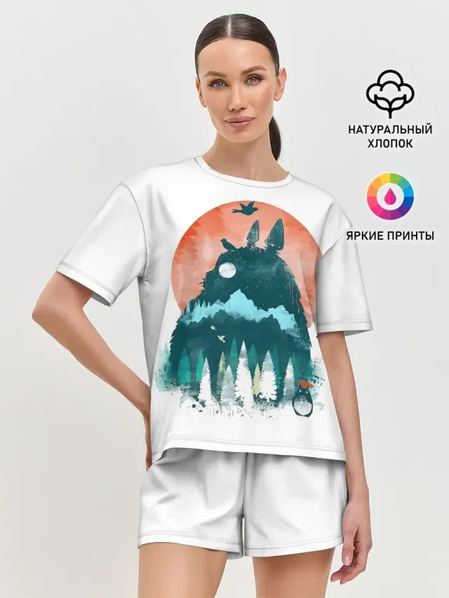 Женская пижама с шортами