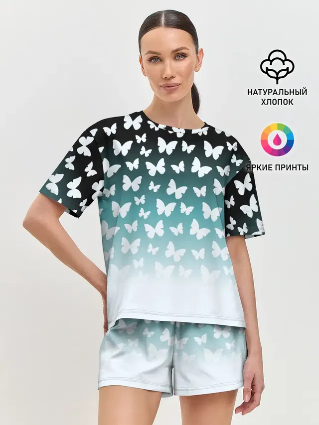 Женская пижама с шортами