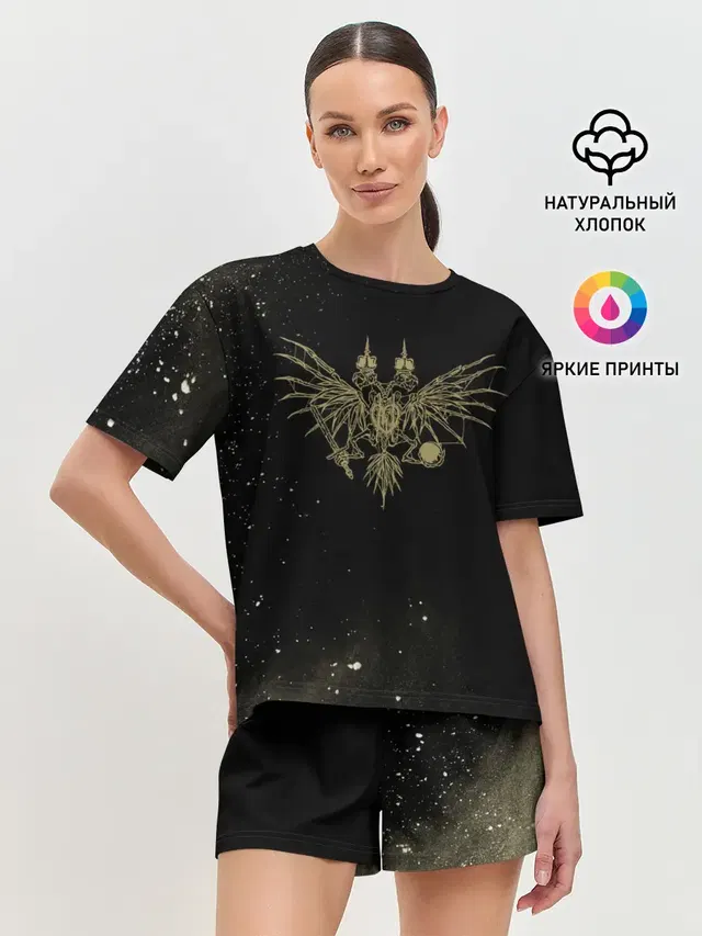 Женская пижама с шортами