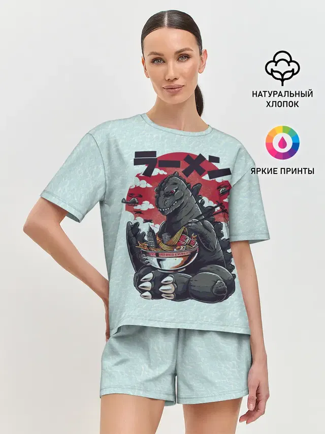 Женская пижама с шортами