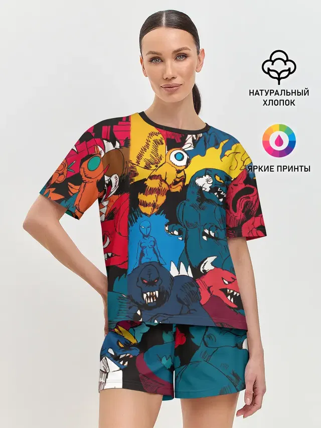 Женская пижама с шортами