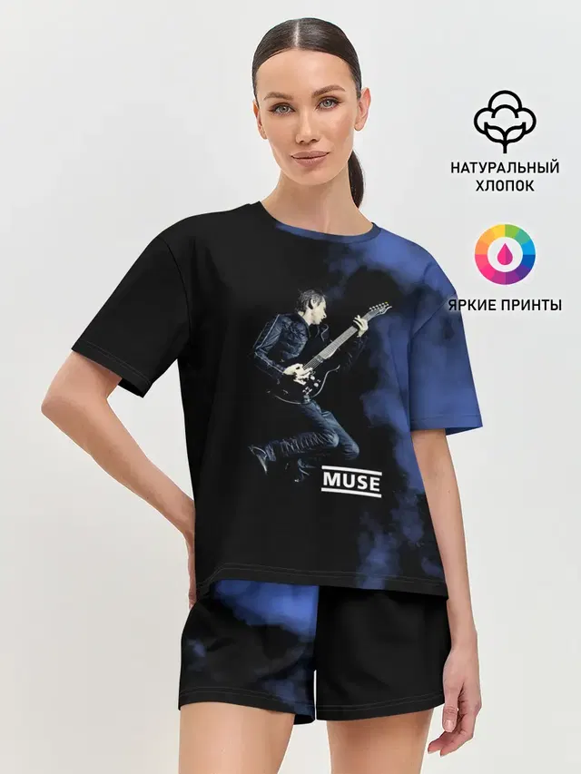 Женская пижама с шортами
