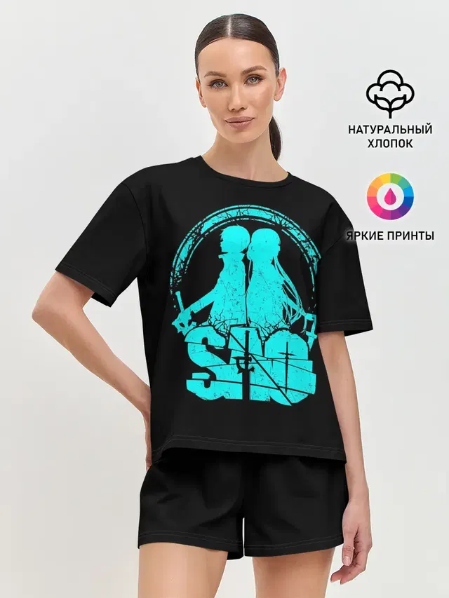 Женская пижама с шортами