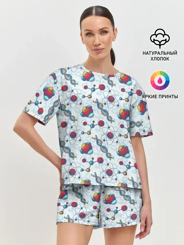 Женская пижама с шортами