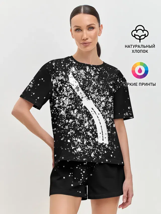 Женская пижама с шортами