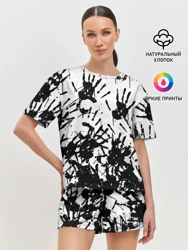 Женская пижама с шортами