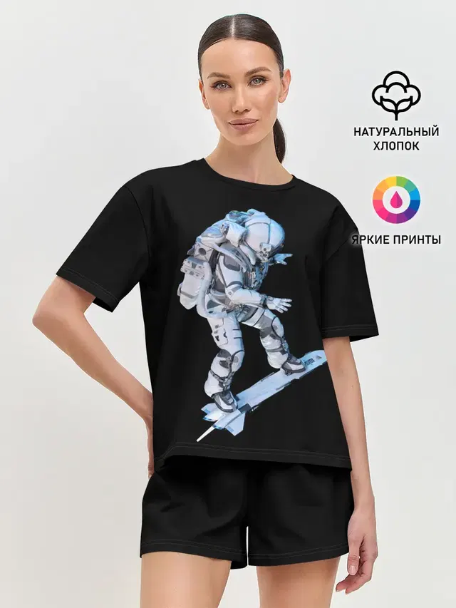 Женская пижама с шортами
