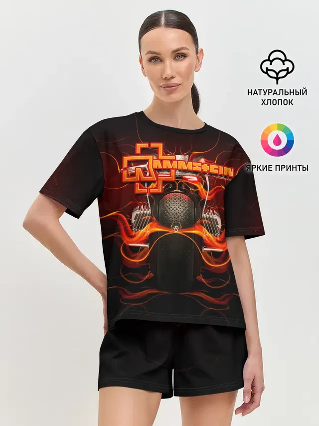 Женская пижама с шортами