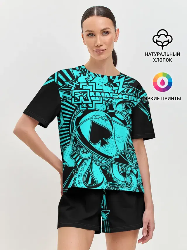 Женская пижама с шортами