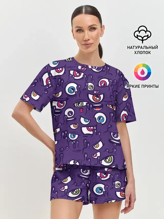Женская пижама с шортами
