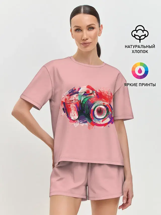 Женская пижама с шортами