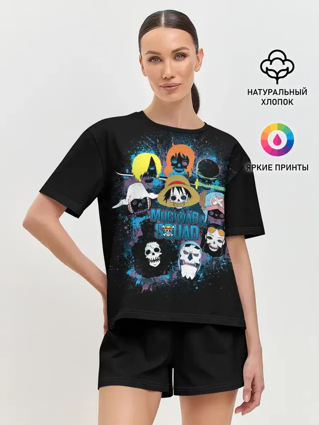 Женская пижама с шортами