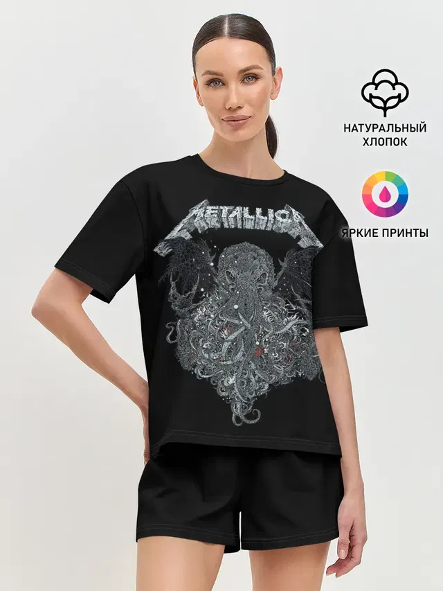 Женская пижама с шортами