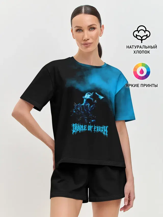 Женская пижама с шортами