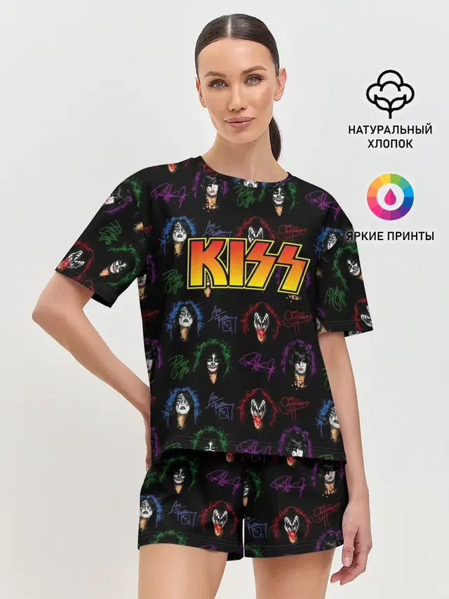 Женская пижама с шортами