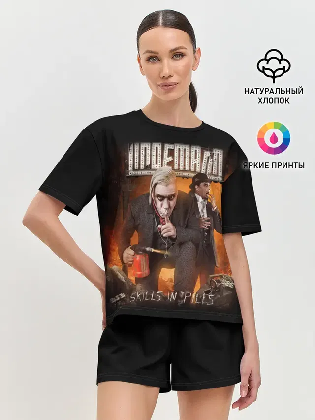 Женская пижама с шортами