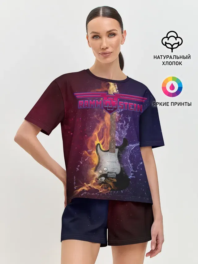Женская пижама с шортами