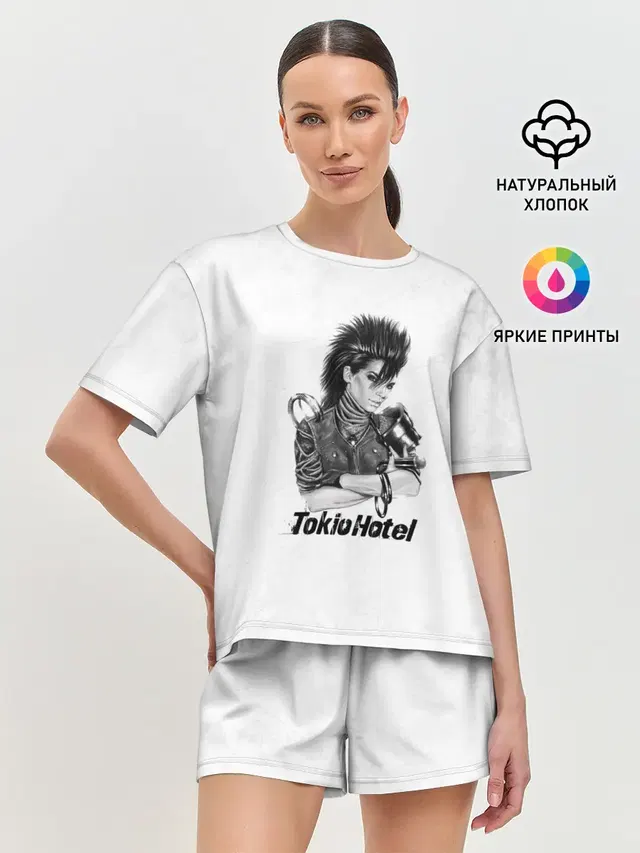 Женская пижама с шортами