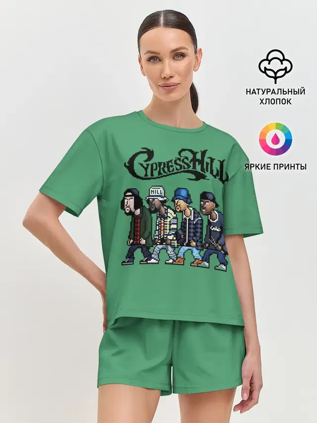 Женская пижама с шортами