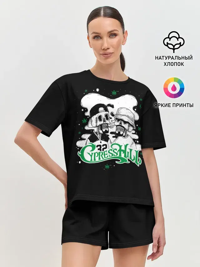 Женская пижама с шортами