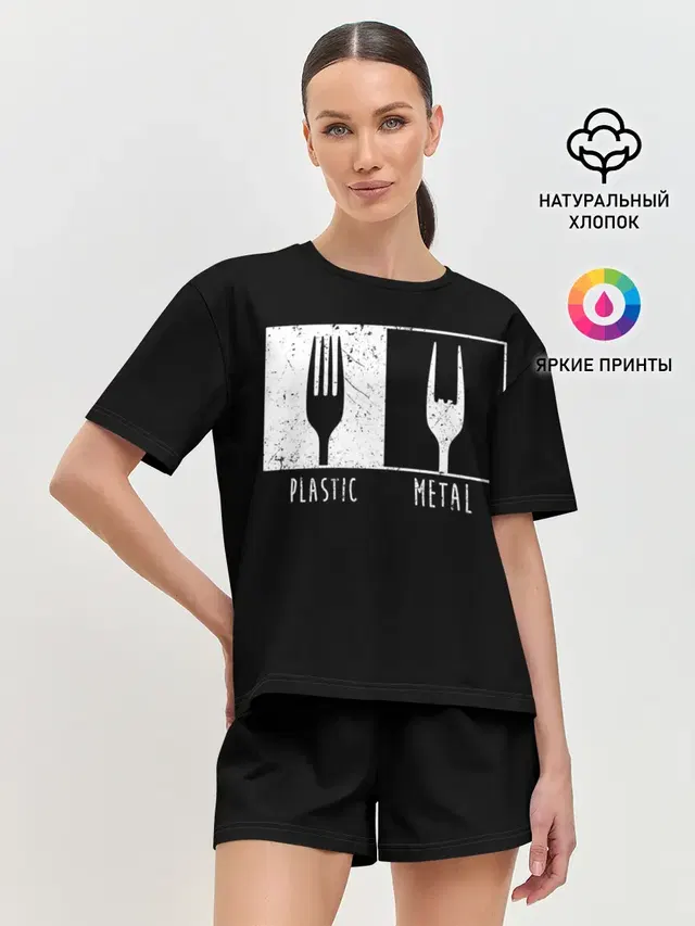 Женская пижама с шортами