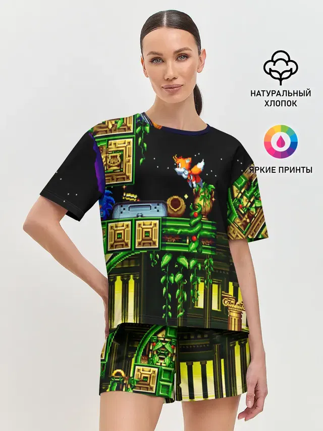 Женская пижама с шортами