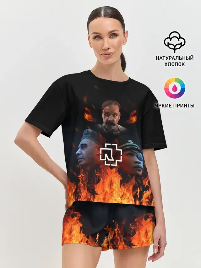 Женская пижама с шортами