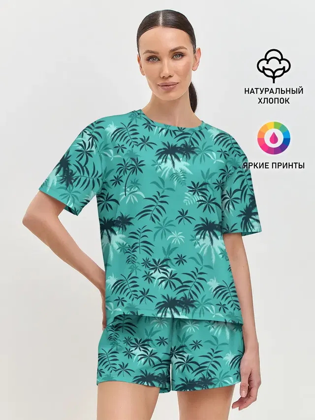 Женская пижама с шортами