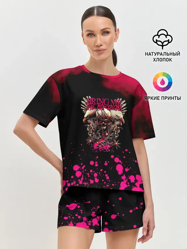Женская пижама с шортами