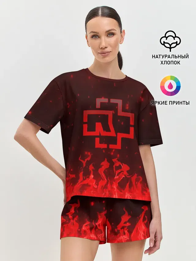 Женская пижама с шортами