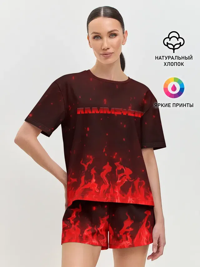 Женская пижама с шортами