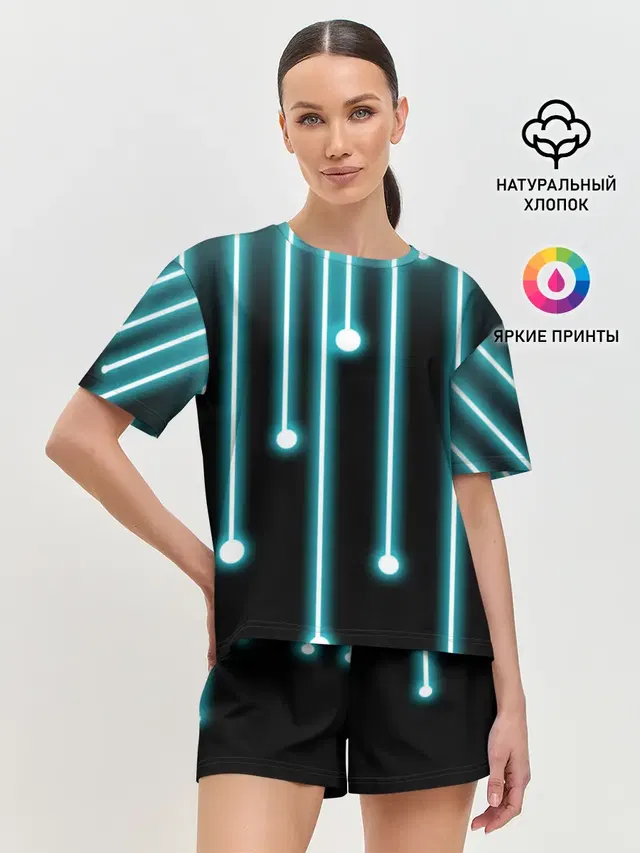 Женская пижама с шортами