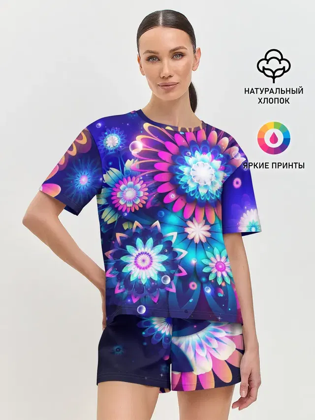Женская пижама с шортами
