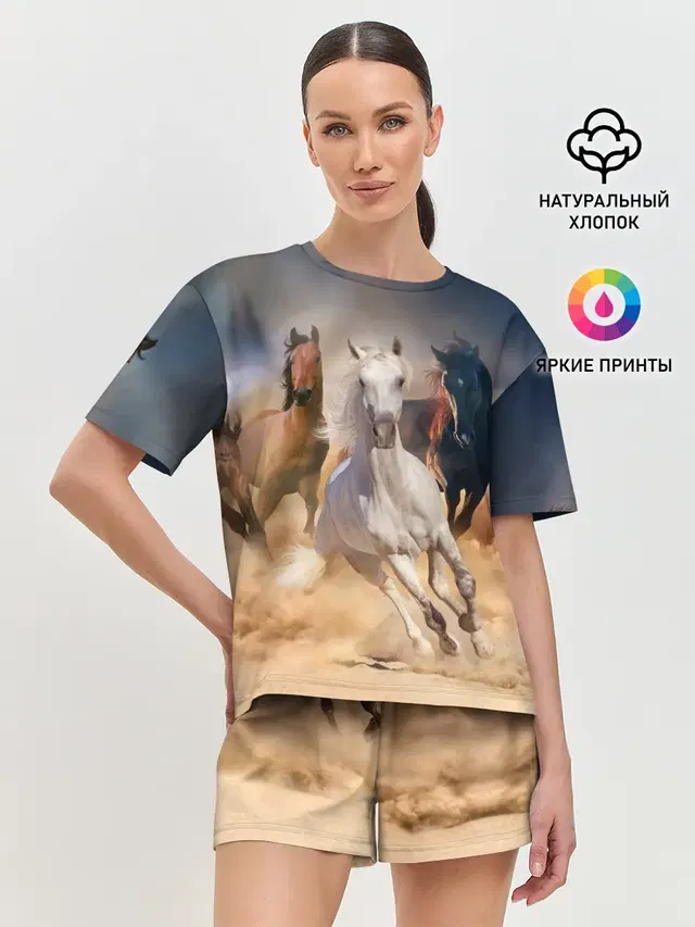 Женская пижама с шортами
